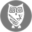 artwork owl grey